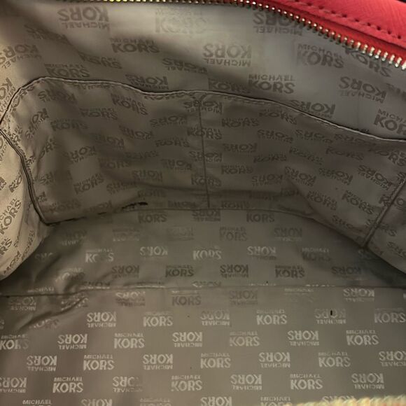 Michael Kors studded Sandrine Satchel W/ Matching Wallet & Original Strap - Picture 9 of 9